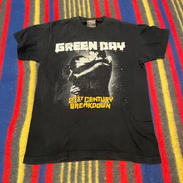 GREEN DAY 라이브 T셔츠 반팔