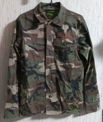 XLARGE 카모 패턴 밀리터리 자켓