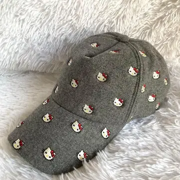 [레어] 헬로키티 자수 야구 모자 키티