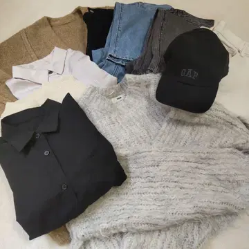 의류 묶음 판매 GAP 캡