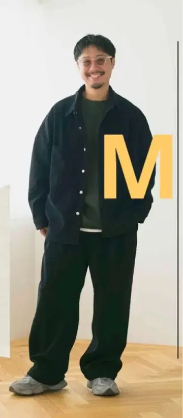 시마무라 marie 블랙 코듀로이 턱 와이드 팬츠 M 사이즈