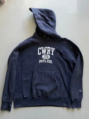 Champion Reverse Weave 맨투맨 후드티 Navy