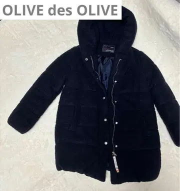 OLIVE des OLIVE 충전솜 다운 아우터 네이비