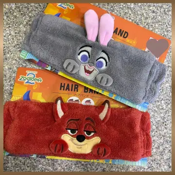 [ 새상품 ] 주토피아 헤어밴드 2종 세트 닉 주디