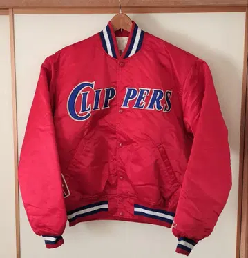 90s STARTER 스타터 미국제 NBA 클리퍼스 바시티 자켓 L