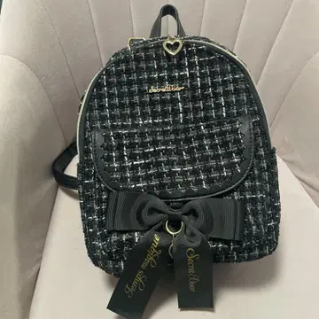 트위드 백팩 여성용 작음 미니 백팩 가벼운 경량