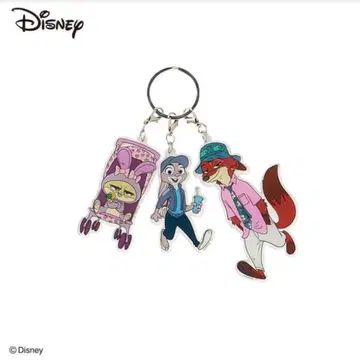 아베일 주토피아2 3연 아크릴 키링