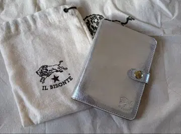 일비종떼 2단 접이식 지갑 실버