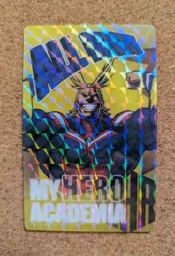 히로아카 제일복권 J상 아크릴 거울 카드 올마이트