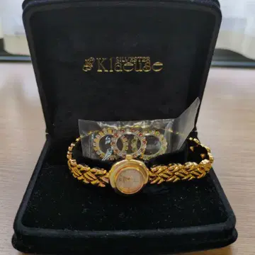 Klaeuse 골드 팔찌 시계