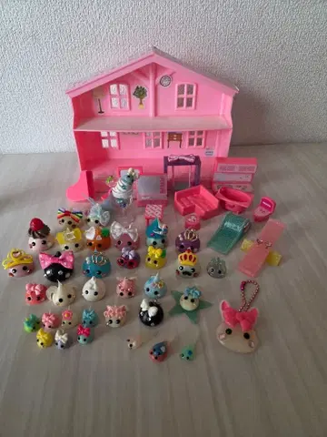 호페짱 핑크 집과 캐릭터 잡화 세트