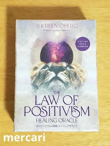 [ 새상품급 ] 긍정주의의 법칙 힐링 오라클 일본어 설명서 포함