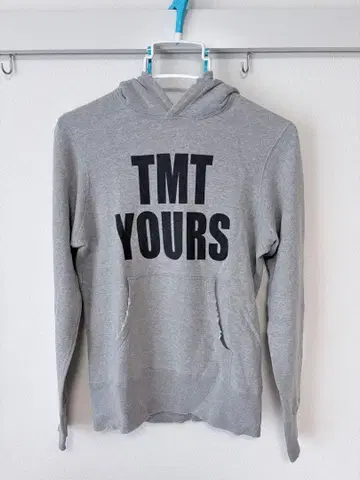 TMT YOURS 후드티 그레이