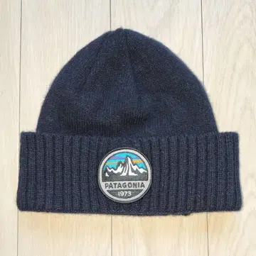 PATAGONIA 브로디오 비니 니트 모자 네이비