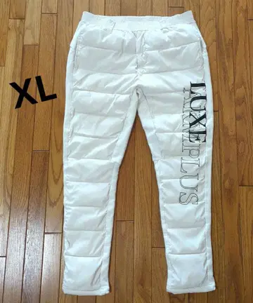 LUXEAKMPLUS 웜 팬츠 화이트 [ XL ]