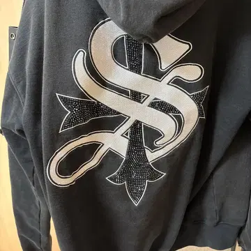 SupplierR 블랙 후드티 M