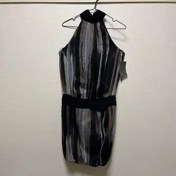 ZARA 스트라이프 슬리브리스 타이트 원피스 미국 사이즈 S