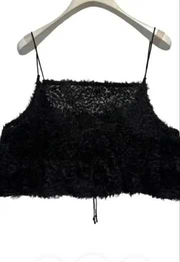 [ CHIGNON ] 자수 튤 뷔스티에/블랙