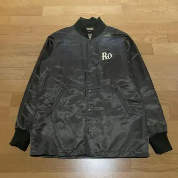 로타 나일론 파라오 코트 롱 바시티 자켓 L