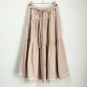 PINK HOUSE 핑크하우스 깅엄 체크 캉캉 스커트