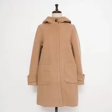 슬로브 이에나 백턱 노카라 코트 총 안감 카멜 36*LD900