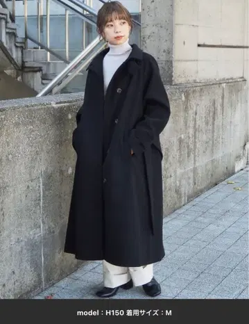 2WAY 스텐 칼라 롱 코트