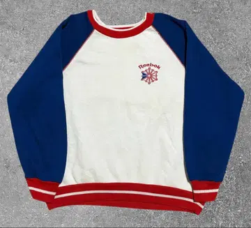 80s ReeboK 리복 USA제 맨투맨 속기모 자수 L