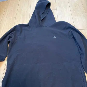 THE NORTH FACE 플리스 후드티 블랙