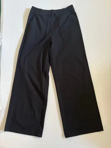 Andar Airy Fit 속기모 와이드 팬츠 롱 / M / 블랙