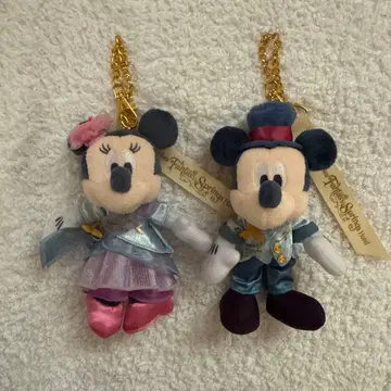 판타지 스프링스 호텔 미키 미니 인형 배지