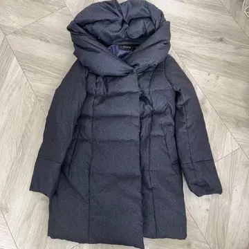 다운 코트 다운 자켓 사이즈 S 데님 블루