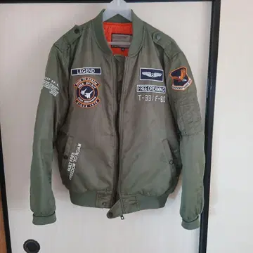 MA-1 플라이트 자켓 올리브 색상