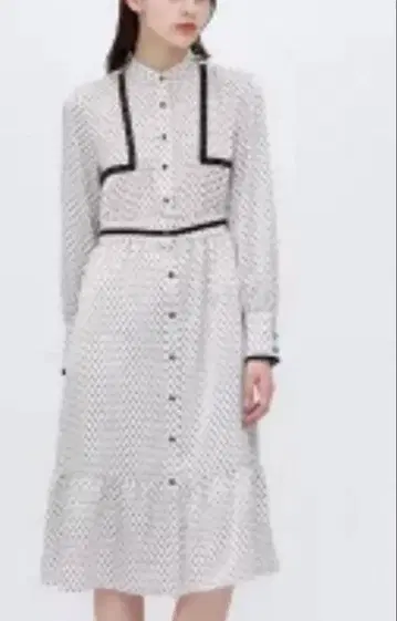 LOVELESS 러브리스 A라인 원피스 올 패턴 레이스 34사이즈