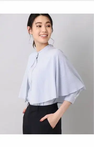 UNTITLED 스트라이프 긴팔 셔츠 M