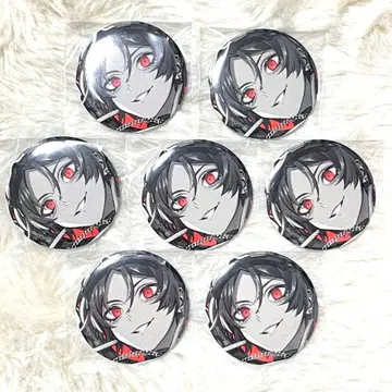 이레이스 캔뱃지 리우라 AIM&RHYME 흑백 7개 2