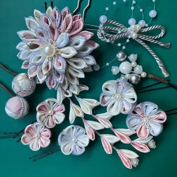 츠마미세공 머리 장식 대 성인식