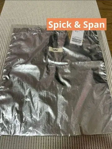 우아 Spick & Span 별주 Metallic Tote Bag