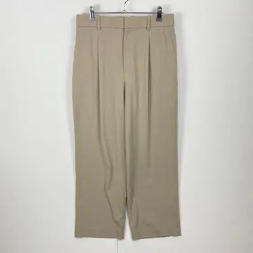 UNIQLO 유니클로 턱 와이드 팬츠 하이웨스트 스트레치 루즈핏