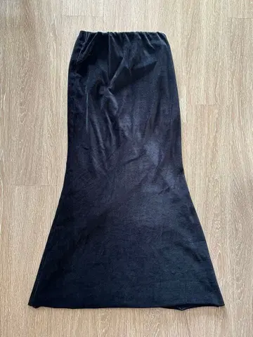 MUUET [ BELL SKIRT ] Cotton velour skirt