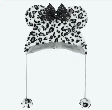 미사용 새상품 레오파드 무늬 미니 팬캡