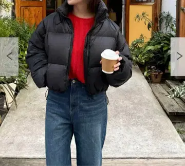 canaljean 엘마르 후드티 숏 다운 자켓