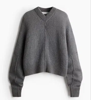 H&M STUDIO COLLECTION 모헤어 블렌드 스웨터 그레이