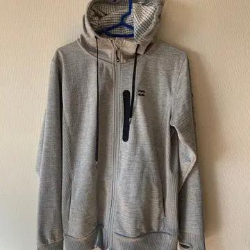 BILLABONG 후드 부착 그레이 후드티