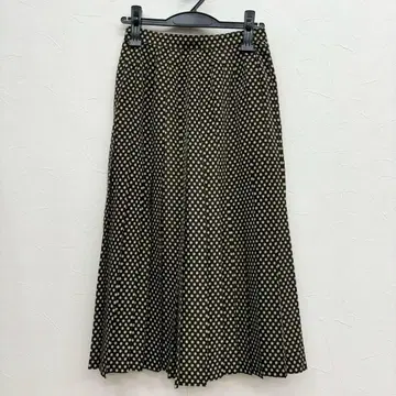 이 콜로리 엔리카마세이 페이즐리 무늬 플리츠 스커트 40