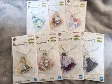 히로아카 1번 복권 에리의 뿔 모양 아크릴 참 7개 세트 컴프 세트