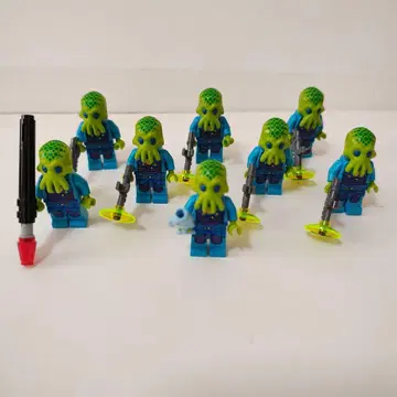 미니 피규어 에이리언 8체 세트