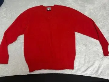 90s 캐시미어 스웨터 니트 구제 의류 Iy Basics 레드