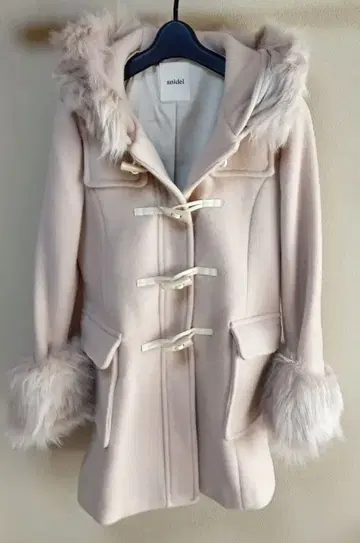 snidel 스나이델 퍼 슬리브 더플 코트