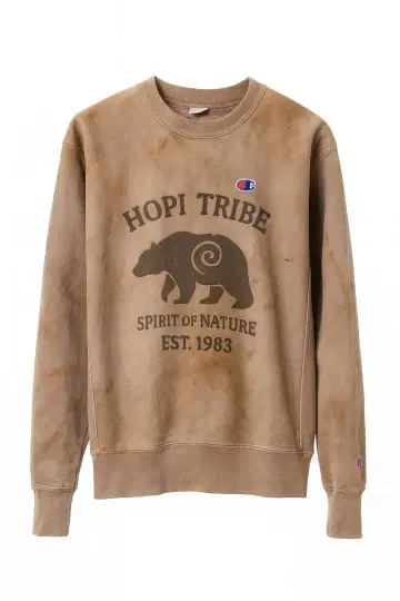 Champion 리버스 위브 HOPI TRIBE 베어 페이드 가공 M