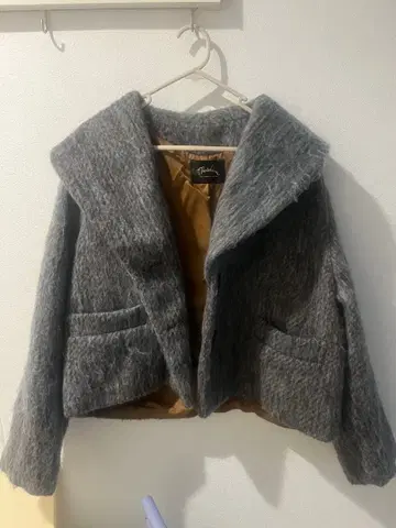 [ 구제 의류 ] Mandalian 블루 그레이 숏 자켓